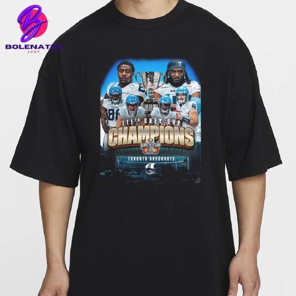 Congrats To Toronto Argonauts Are 111th Grey Cup Champions 2024 Classic T-Shirt