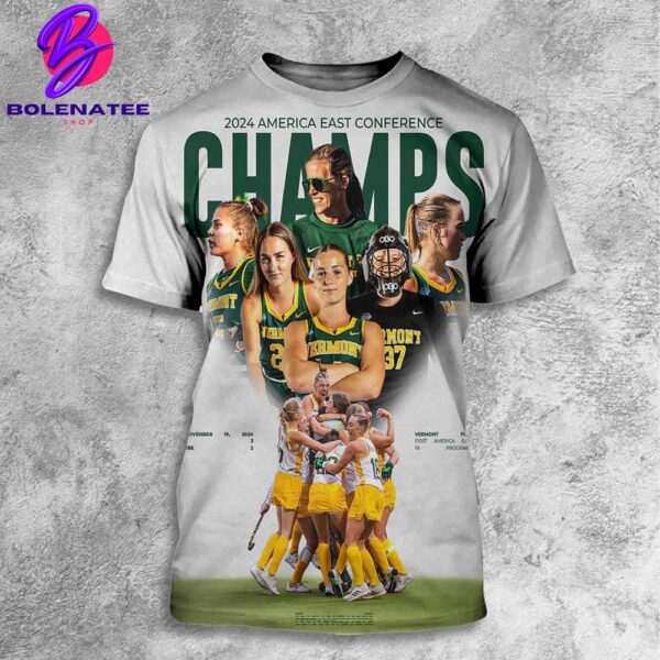 Congrats To UVM Field Hockey To Win 2024 America East Champions All Over Print Shirt