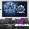 Congrats To Toronto Argonauts Are 111th Grey Cup Champions 2024 Wall Decor Poster Canvas