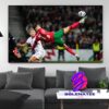 Cristiano Ronaldo Will Break Internet With Video Lionel Messi On His Youtube Channel Wall Decor Poster Canvas