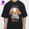 Jake Paul Vs Mike Tyson A Netflix Live Event At AT&T Stadium Arlington TX On New Date Friday November 15th 2024 Classic T-Shirt