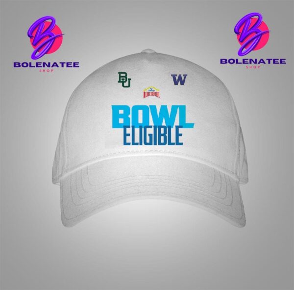 Valero Alamo Bowl Baylor Bears Versus Washington Huskies Matchup Bowl Eligible NCAA Football Division I 2024-2025 Snapback Classic Hat Cap