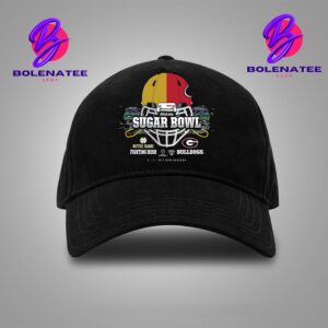 AllState Sugarbowl Notre Dame Fighting Irish Head To Head Georgia Bulldogs CFP Quarterfinal At New Orleans Snapback Classic Hat Cap