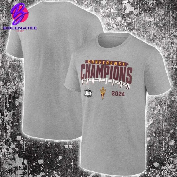 Arizona State Sun Devils 2024 Big 12 Football Conference Champions Endzone Rush Classic T-Shirt