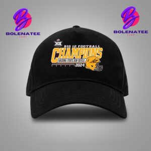 Arizona State Sun Devils 2024 Big 12 Football Conference Champions Locker Room Snapback Classic Hat Cap