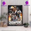 Boise State Broncos Is Moutain West Conference Champions Back To Back 2023-2024 Wall Decor Poster Canvas