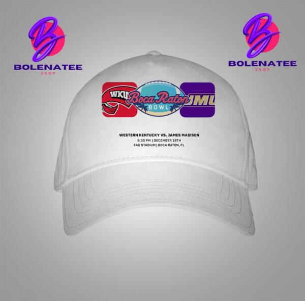 Boca Raton Bowl Matchup Western Kentucky Hilltopers Versus James Madison Dukes On December 18th 2024 Snapback Classic Hat Cap