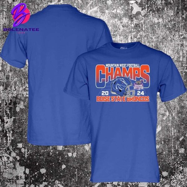 Boise State Broncos 2024 Mountain West Conference Football Champions Classic T-Shirt