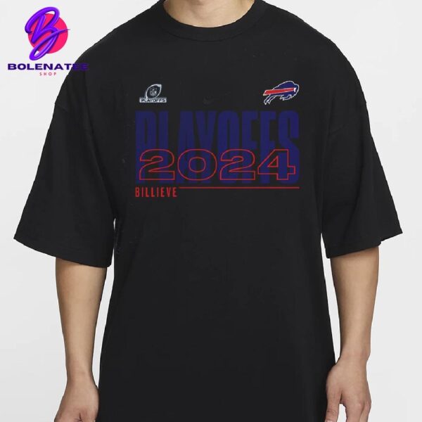 Buffalo Bills 2024 NFL Playoffs Billieve Tee Merchandise Limited Classic T-Shirt