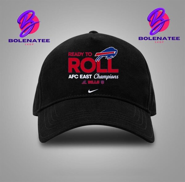 Buffalo Bills Nike 2024 AFC East Division Champions Ready To Roll Locker Room Trophy Collection Snapback Classic Hat Cap