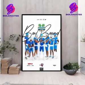 Buffalo Bulls Will Face Liberty Flames At Bahamas Bowl On January 4th 2025 Wall Decor Poster Canvas