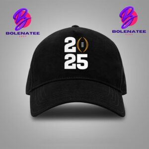 College Football Playoff 2025 National Championship Game Logo Snapback Classic Hat Cap