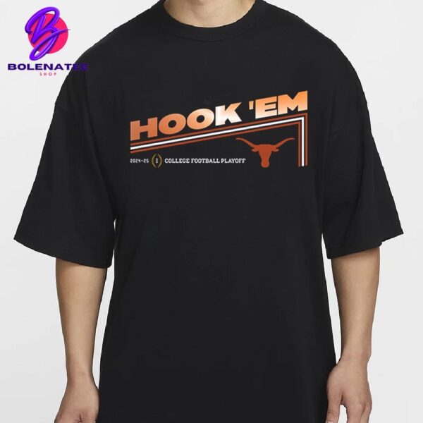 College Football Playoff 2025 Texas Longhorns Slogan Hook Em Merch Limited Classic T-Shirt