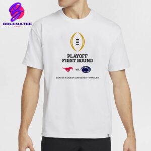 College Football Playoff First Round Matchup SMU Mustangs Versus Penn State Nittany Lions On December 21st 2024 Classic T-Shirt