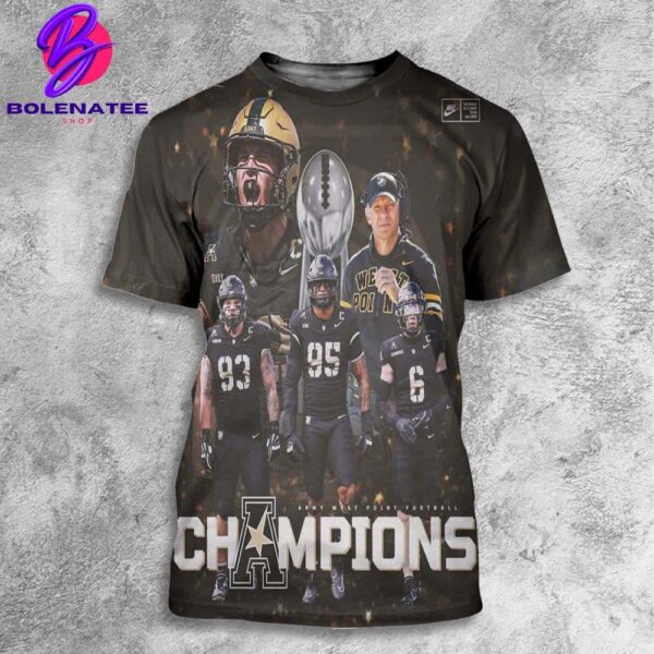 Congratulations Army Black Knights Football Is ACC Champions 2024 All Over Print Shirt