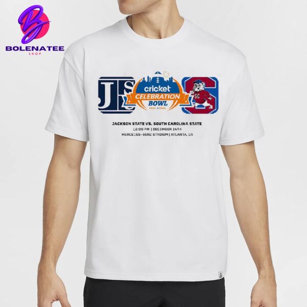 Cricket Celebration Bowl Matchup Jackson State Tigers Versus South Carolina States Bulldogs On December 14th 2024 Classic T-Shirt