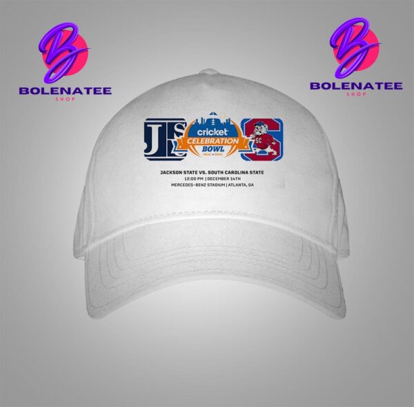 Cricket Celebration Bowl Matchup Jackson State Tigers Versus South Carolina States Bulldogs On December 14th 2024 Snapback Classic Hat Cap