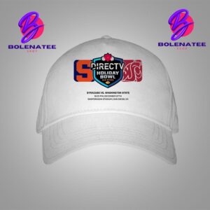 DirecTV Holiday Bowl Matchup Syracuse Orange Versus Washington State Cougars On December 27th 2024 Snapback Classic Hat Cap