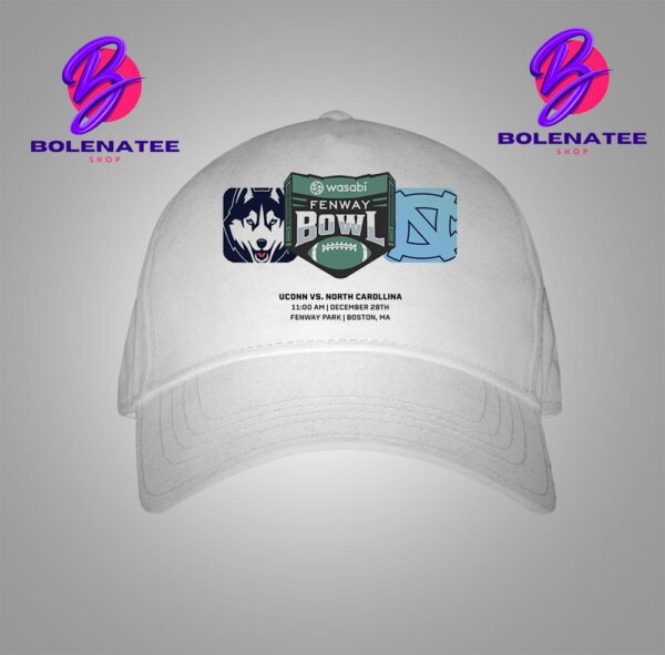 Fenway Bowl Matchup UConn Huskies Versus North Carolina Tar Heels On December 28th 2024 Snapback Classic Hat Cap