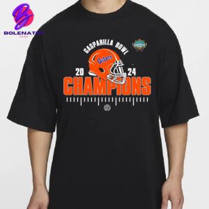 Florida Gators Is Gasparilla Bowl Champions 2024 Logo Helmet Classic T-Shirt