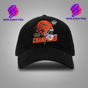 Florida Gators Is The 2024 Gasparilla Bowl Champions Helmet Logo Snapback Classic Hat Cap