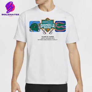 Gasparilla Bowl Matchup Tulane Green Wave Versus Florida Gators On December 20th 2024 Classic T-Shirt