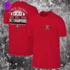 Georgia Bulldogs 2024 SEC Football Conference Champions How ‘Bout Them Black Tee Two Sides Classic T-Shirt