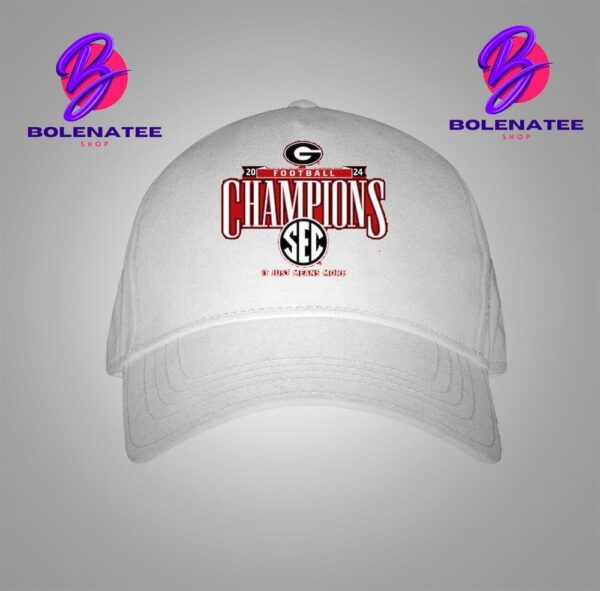 Georgia Bulldogs 2024 SEC Football Conference Champions Locker Room It Just Means More Snapback Classic Hat Cap