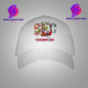 Georgia Bulldogs 2024 SEC Football Conference Champions White Snapback Classic Hat Cap