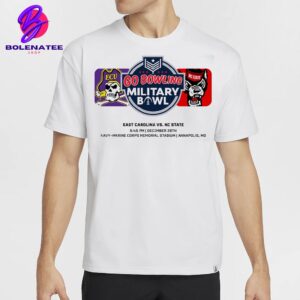 Go Bowling Military Bowl Matchup East Carolina Priates Versus NC State Wolfpacks On December 28th 2024 Classic T-Shirt