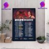 Washington Mystics WNBA 2025 Official Schedule Start On May 2025 Wall Decor Poster Canvas