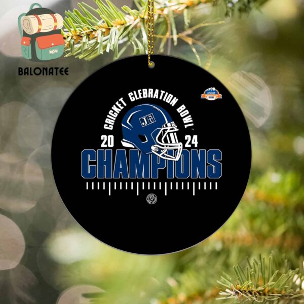 Jackson State Tigers Is The Cricket Celebration Bowl Champions NCAA Football Season 2024-2025 Ornament