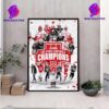 Clemson Tigers Are The 2024 ACC Champions NCAA Divison I Wall Decor Poster Canvas