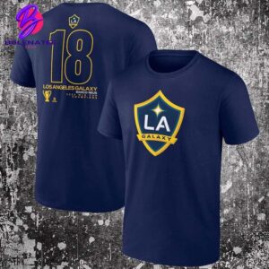 LA Galaxy Marco Reus 2024 MLS Cup Champions Shield Name And Number Two Sides Classic T-Shirt