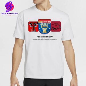 Liberty Bowl Matchup Texas Tech Red Raiders Versus Arkansas Razorbacks On December 27th 2024 Classic T-Shirt