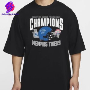 Memphis Tiger Scooter’S Coffee Frisco Bowl Champions 2024 Helmet Classic T-Shirt