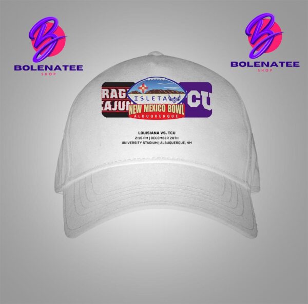 New Mexico Bowl Matchup Louisiana Ragin’ Cajuns Versus TCU Horned Frogs On December 28th 2024 Snapback Classic Hat Cap