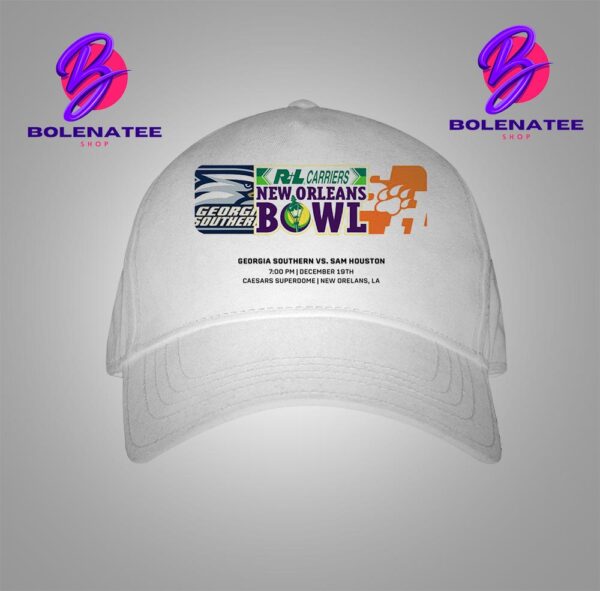 New Orleans Bowl Matchup George Southern Eagles Versus Sam Houston Bearkats On December 19th 2024 Snapback Classic Hat Cap