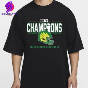 Oregon Ducks 2024 Big Ten Football Conference Champions Locker Room Classic T-Shirt