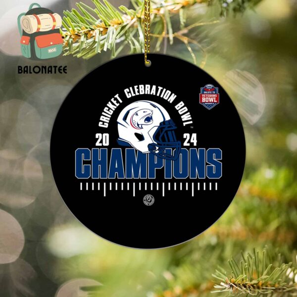 South Alabama Jaguars Is The IS4S Salute To Veterans Bowl Champions NCAA Football Season 2024-2025 Ornament