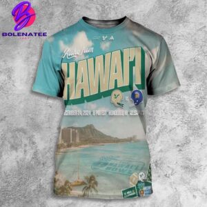 South Florida Bulls Will Face San Jose State Spartans At Hawaii Bowl On December 24th 2024 All Over Print Shirt