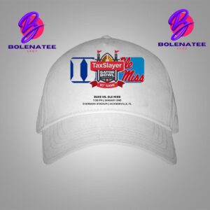 Tax Slayer Gator Bowl Matchup Duke Blue Devils Versus Ole Miss Rebels On January 2nd 2025 Snapback Classic Hat Cap