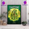 Arizona State Sun Devils Are 2024 Big 12 Conference Champions Wall Decor Poster Canvas