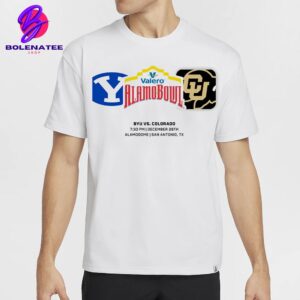 Valero Alamo Bowl Matchup BYU Cougars Versus Colorado Buffaloes On December 28th 2024 Classic T-Shirt