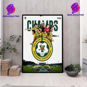 Vermont Catamounts Men Soccer Are National Champions 2024 NCAA Men Soccer Wall Decor Poster Canvas