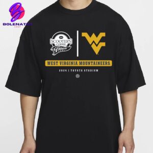 West Virginia Mountaineers 2024 Scooter’s Coffee Frisco Bowl Toyota Stadium Classic T-Shirt