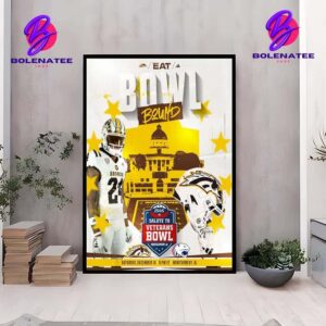 Western Michigan Broncos Salute To Veterans Bowl Bound Verus South Alabama Jaguars On December 14th 2024 Wall Decor Poster Canvas